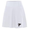 thumbnail image 1 of Women's Antigua White Atlanta Falcons  Brushed Carbon Chip Skort, 1 of 2