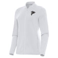 thumbnail image 1 of Women's Antigua  White Atlanta Falcons Continual Full-Zip Jacket, 1 of 2