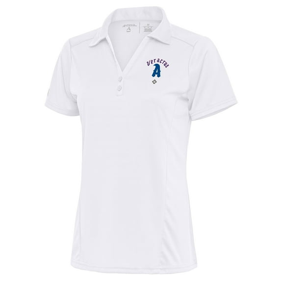 Women's Antigua White Azules de Veracruz Tribute Polo