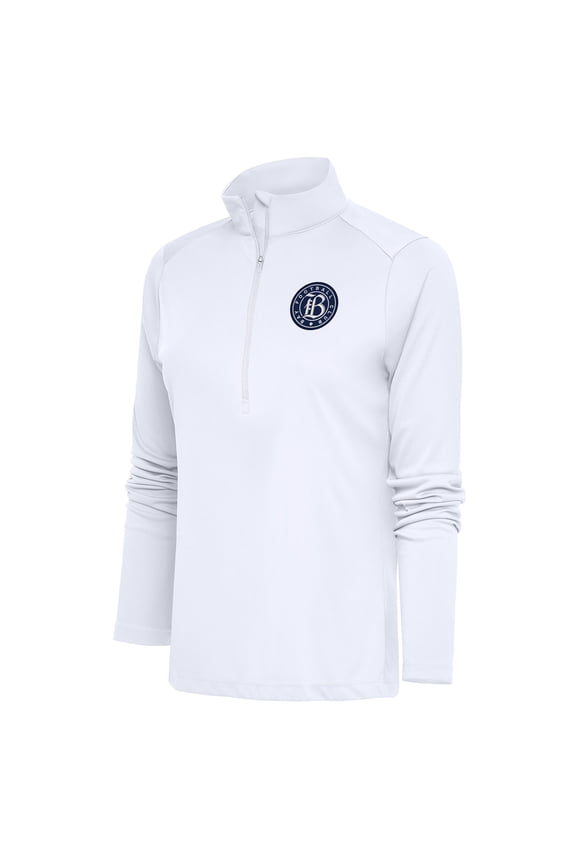 Women's Antigua White Bay FC Tribute Half-Zip Jacket