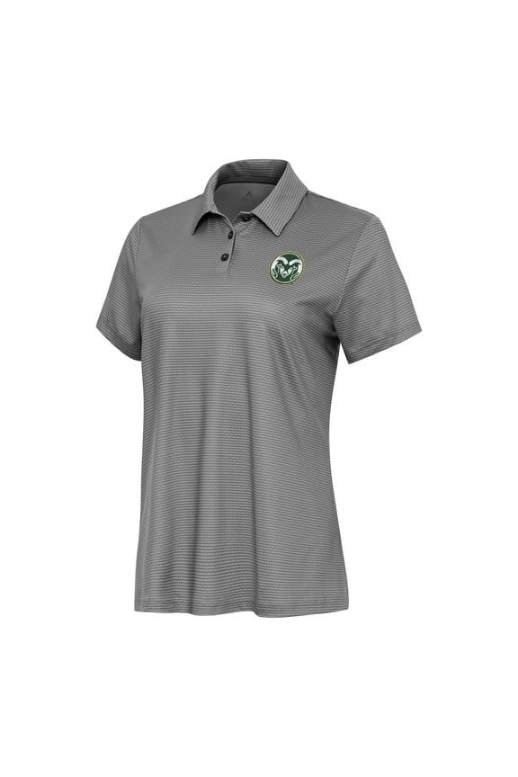 Women's Antigua  White/Black Colorado State Rams Rings Polo