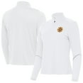 thumbnail image 1 of Women's Antigua White Boston Bruins Tribute Half-Zip Pullover, 1 of 3