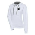 thumbnail image 1 of Women's Antigua  White Boston Red Sox Brushed Metallic Victory Pullover Hoodie, 1 of 1