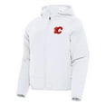 thumbnail image 1 of Women's Antigua White Calgary Flames Universe Full-Zip Puffer Jacket, 1 of 1