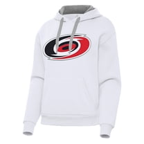 Women's Antigua White Carolina Hurricanes Victory Pullover Hoodie