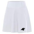 thumbnail image 1 of Women's Antigua White Carolina Panthers  Brushed Carbon Chip Skort, 1 of 2