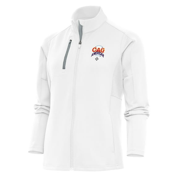 Women's Antigua White Chicago American Giants Generation Full-Zip Jacket