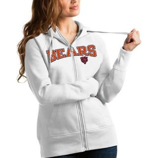 Women's New Era Navy Chicago Bears Foil Sleeve Pullover Hoodie