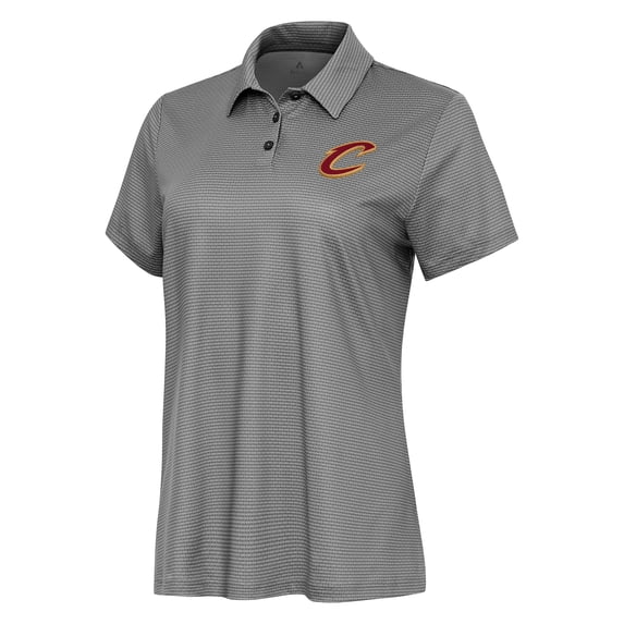 Women's Antigua White Cleveland Cavaliers Rings Polo