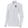 thumbnail image 1 of Women's Antigua White Cleveland Guardians Continual Full-Zip Jacket, 1 of 1
