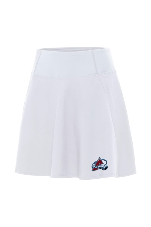 Women's Antigua White Colorado Avalanche Chip Skort