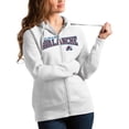 thumbnail image 1 of Women's Antigua White Colorado Avalanche Wordmark Victory Full-Zip Hoodie, 1 of 1