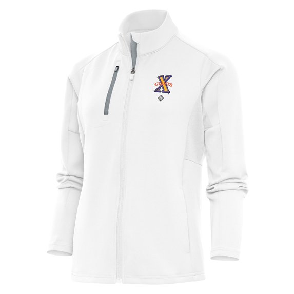 Women's Antigua White Cuban Giants Generation Full-Zip Jacket