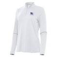 thumbnail image 1 of Women's Antigua White Dale Earnhardt Jr. Reprocess Quarter-Zip Top, 1 of 1