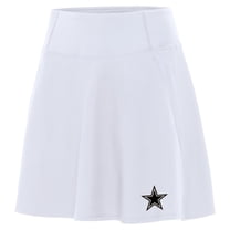 Women's Antigua White Dallas Cowboys  Brushed Carbon Chip Skort