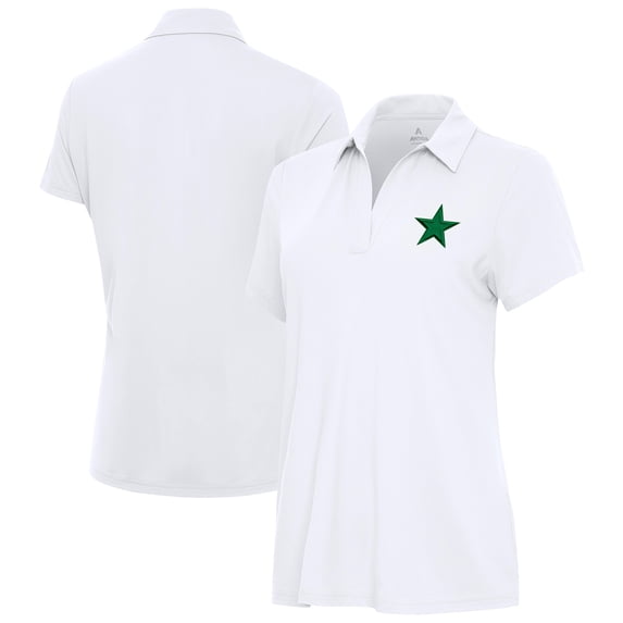 Women's-Antigua White Dallas Cowboys St. Patrick's Day Era Polo