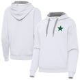 thumbnail image 1 of Women's-Antigua  White Dallas Cowboys St. Patrick's Day Victory Pullover Hoodie, 1 of 4