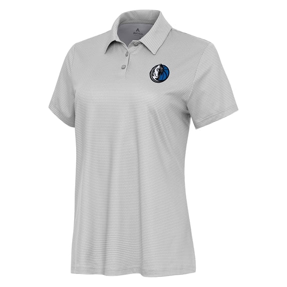 Women's Antigua White Dallas Mavericks Rings Polo