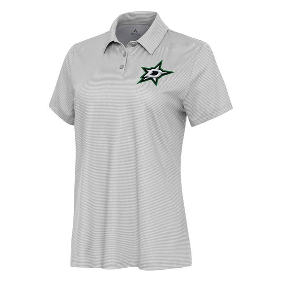 Women's Antigua White Dallas Stars Rings Polo