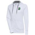 thumbnail image 1 of Women's Antigua  White Dartmouth Big Green Victory Full-Zip Hoodie, 1 of 1