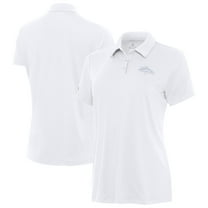 Women's Antigua  White Denver Broncos Reprocess Polo