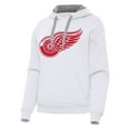 thumbnail image 1 of Women's Antigua White Detroit Red Wings Victory Pullover Hoodie, 1 of 1