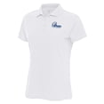 thumbnail image 1 of Women's Antigua  White Drake Bulldogs Legacy Pique Desert Dry Polo, 1 of 1