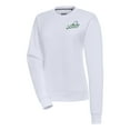 thumbnail image 1 of Women's Antigua White Florida Gulf Coast Eagles Victory Crewneck Pullover Sweatshirt, 1 of 1
