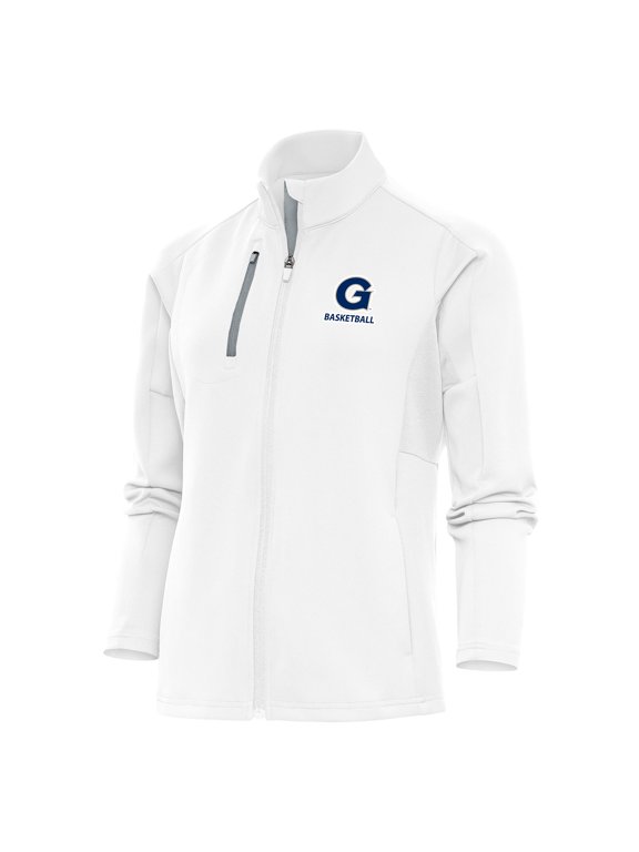 Women's Antigua White Georgetown Hoyas Basketball Generation Full-Zip Jacket