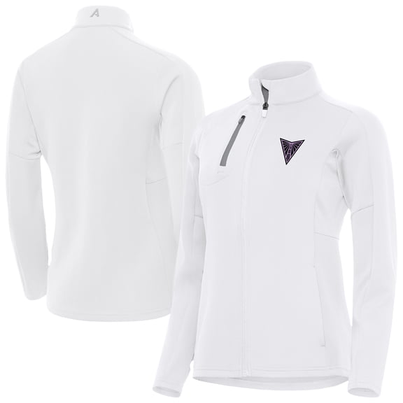 Women's Antigua White Golden State Valkyries Generation Full-Zip Jacket