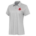 thumbnail image 1 of Women's Antigua White/Gray Boston Red Sox Rings Polo, 1 of 1