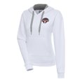 thumbnail image 1 of Women's Antigua  White Hickory Crawdads Victory Pullover Hoodie, 1 of 1