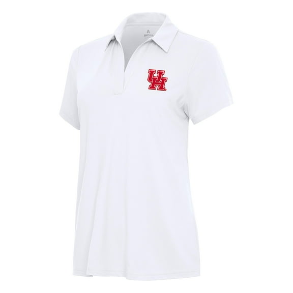 Women's Antigua White Houston Cougars Era Polo