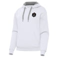thumbnail image 1 of Women's Antigua White Houston Dash Victory Pullover Hoodie, 1 of 1