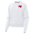 thumbnail image 1 of Women's  Antigua  White Houston Texans Victory Pullover Sweatshirt, 1 of 1