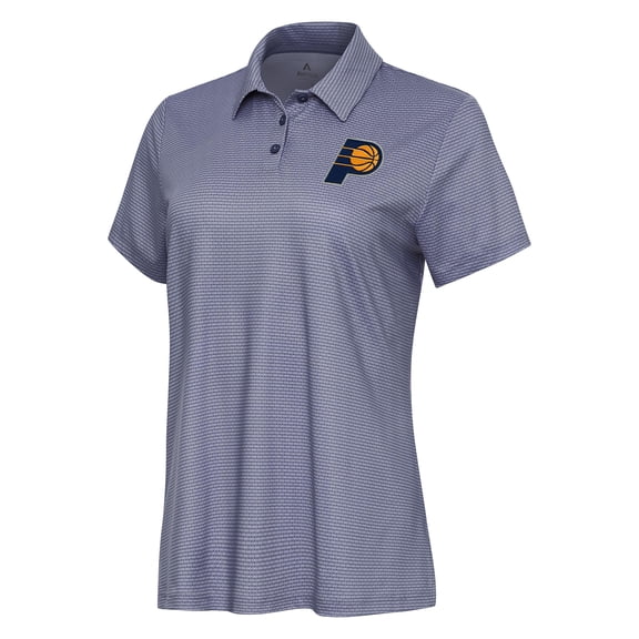 Women's Antigua White Indiana Pacers Rings Polo