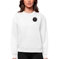 thumbnail image 1 of Women's Antigua White Inter Miami CF Team Logo Victory Pullover Sweatshirt, 1 of 1