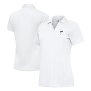 Womens Antigua White Jupiter Links Golf Club Tribute Polo