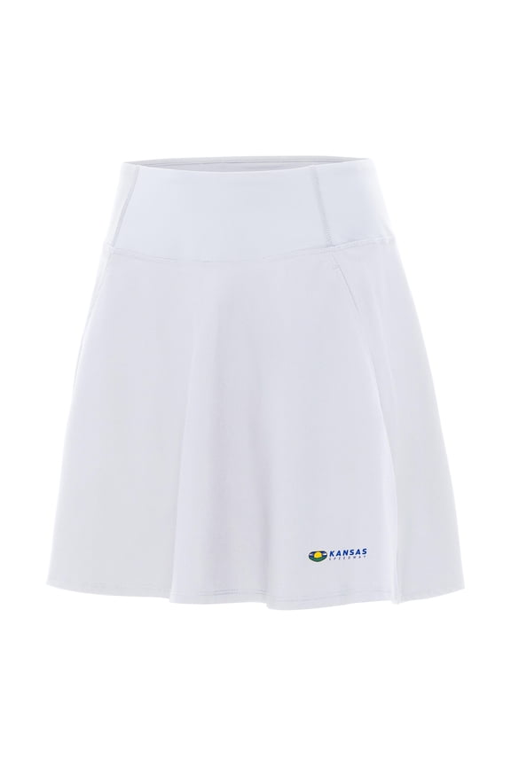 Women's-Antigua  White Kansas Speedway Chip Skort