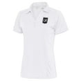 thumbnail image 1 of Women's Antigua White LAFC Brushed Metallic Logo Tribute Polo, 1 of 1
