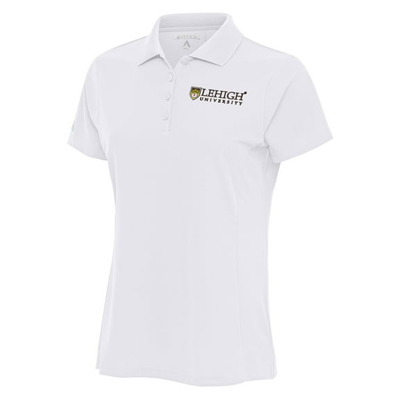 Women's Antigua White Lehigh Mountain Hawks Legacy Pique Polo