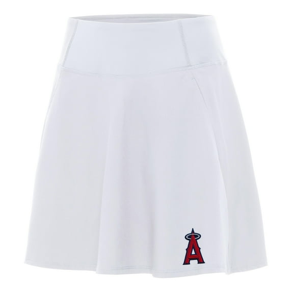 Women's Antigua White Los Angeles Angels Chip Skort