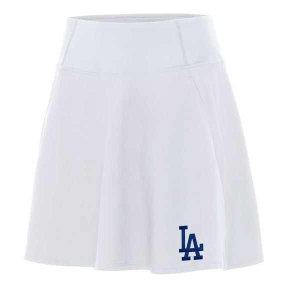Women's Antigua White Los Angeles Dodgers Chip Skort