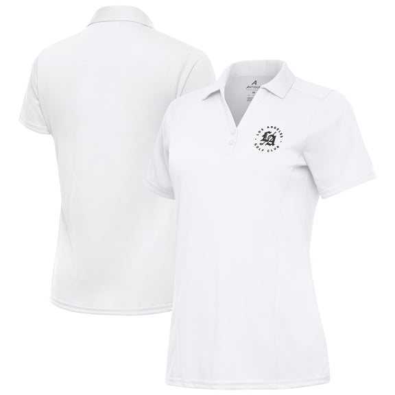 Women's Antigua White Los Angeles Golf Club Tribute Polo