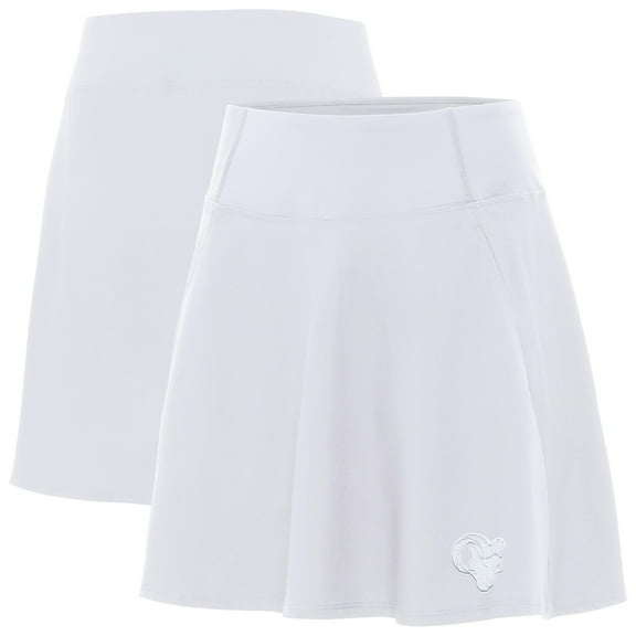 Women's Antigua White Los Angeles Rams Chip Skort