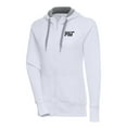 thumbnail image 1 of Women's Antigua  White MIT Engineers Victory Full-Zip Hoodie, 1 of 1