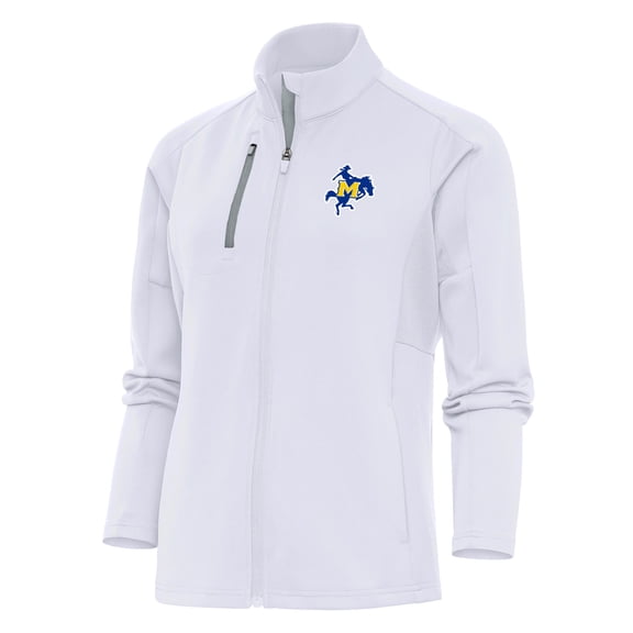 Women's Antigua White McNeese State Cowboys Generation Full-Zip Jacket