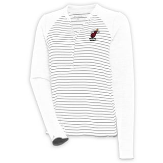 NBA Logo Black & White Striped T-Shirt Men's Size S Small Basketball