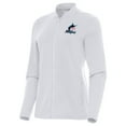 thumbnail image 1 of Women's Antigua White Miami Marlins Continual Full-Zip Jacket, 1 of 1