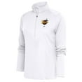 thumbnail image 1 of Women's Antigua White New Orleans Black Pelicans Tribute Half-Zip Pullover Top, 1 of 1